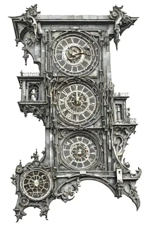 Prague Astronomical Clock Falling Apart