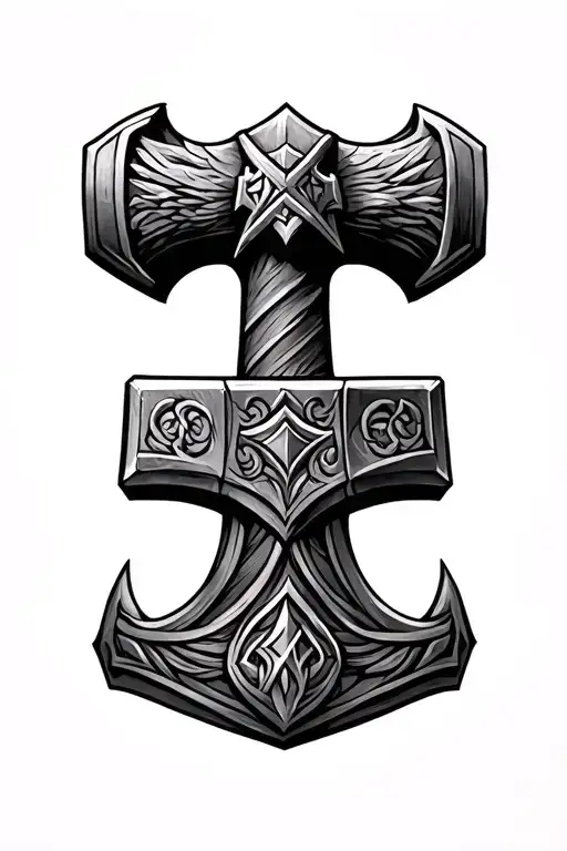 Mjolnir Hammer And Norse Mythology