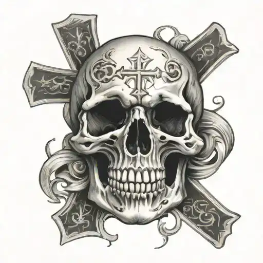 Skull And Cross