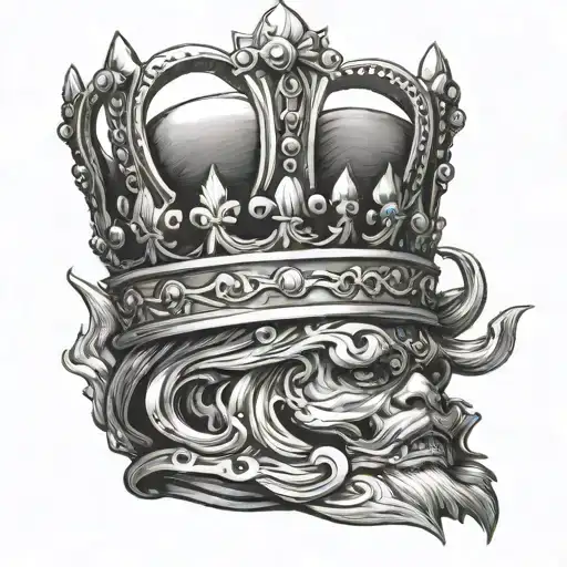 King Crown Looking