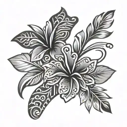 A Hawaiian Patterned