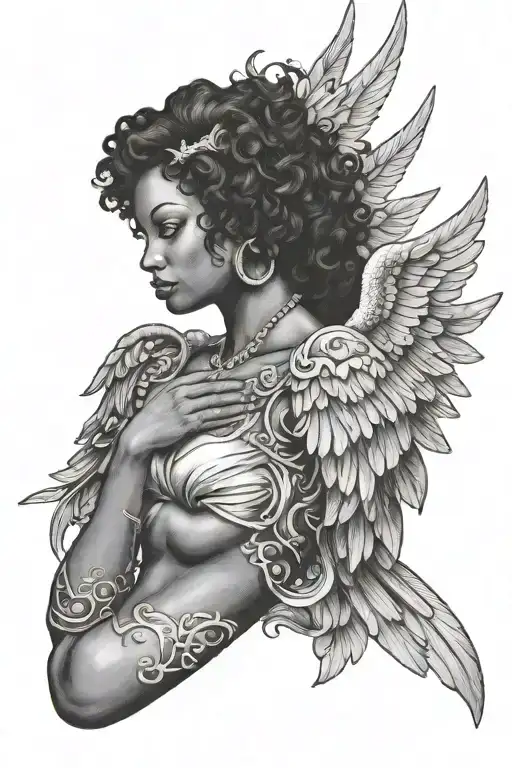 Black Female Angel