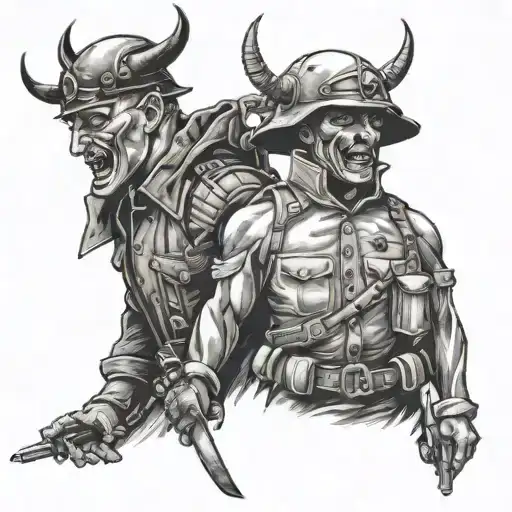Devil And German Soldier