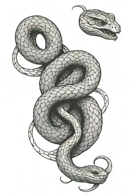 Snake Wrapped