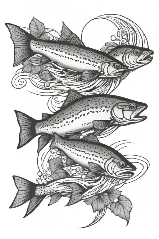 Fly Fishing In Stream