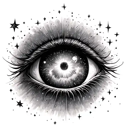 Eyeball Galaxy Filled With Stars