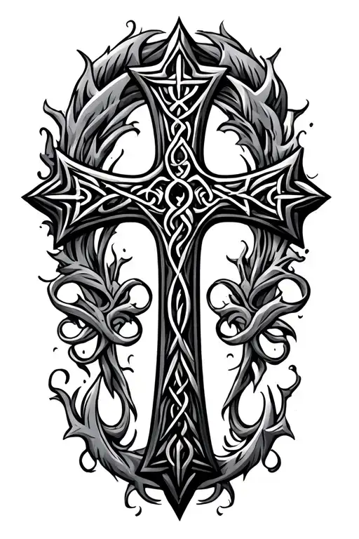 Keltic Cross Surrounded