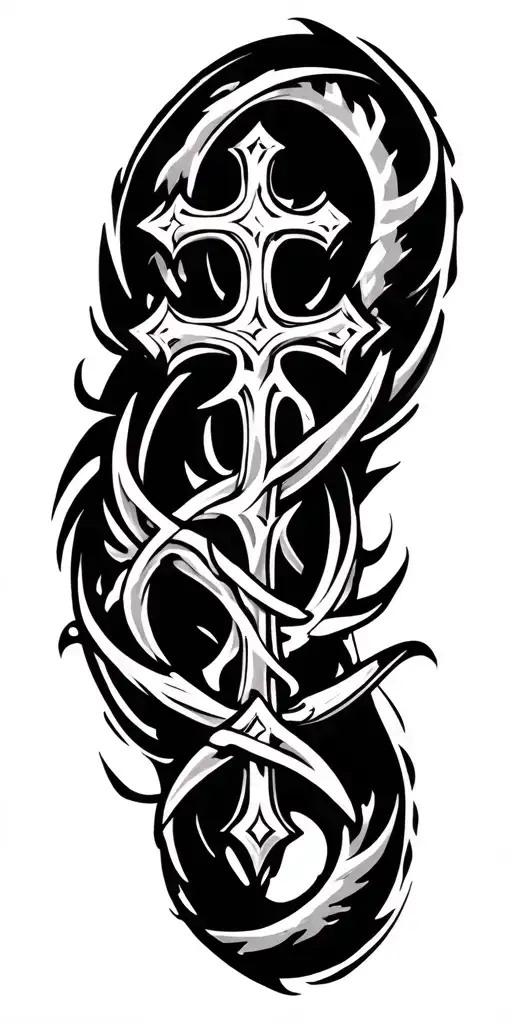 Keltic Cross Surrounded