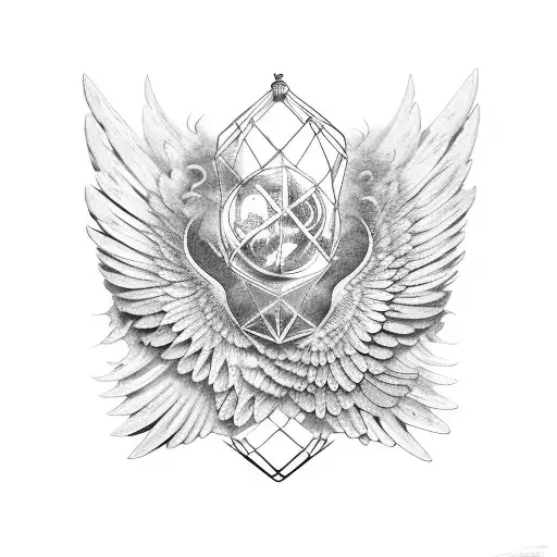 Wings Of Freedom And Golden Cage