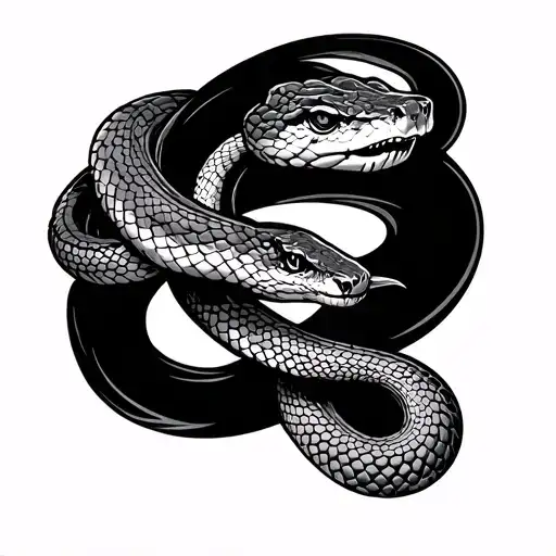 Snake In Shoulder Tattoo Women