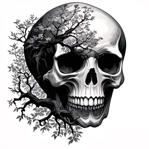Skull And Tree Inside