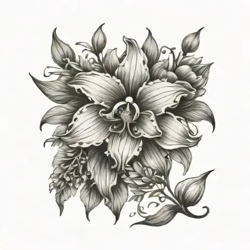 Orchid Sunflower Lilliesroses Carnationasterpeonydaisy Blossom