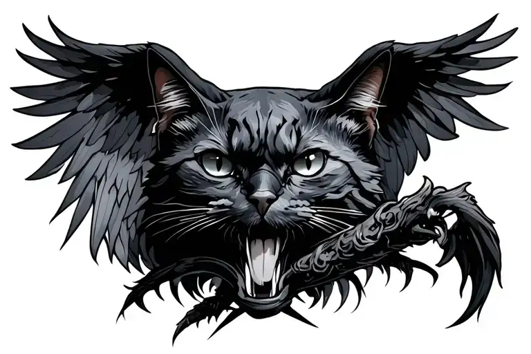 Raven Cat Death