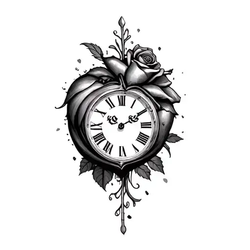 Heart Clock Rose