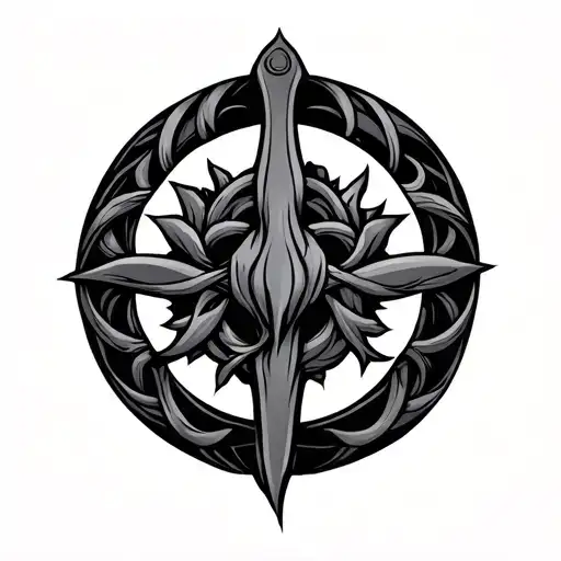 Uroboro Symbol Intertwined