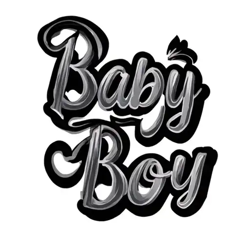 Baby Boy Name Written