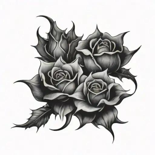 Thorns Across Collarbone