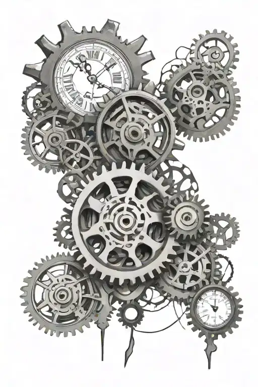 Broken Cracked Watch And Clock Pieces Broken Cracked Gears And Parts And Springs