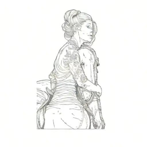 A Woman Kissing A Horse