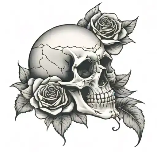 Skull And Roses