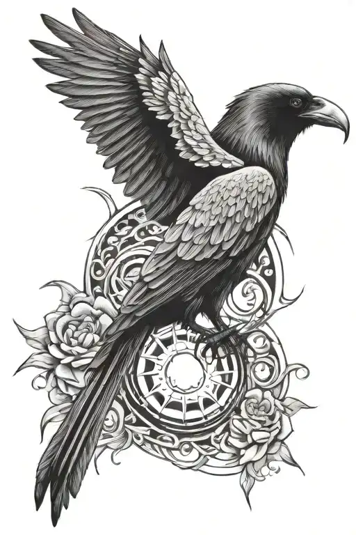 Black Raven And Black Sun