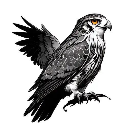 Hedwig In Black Work