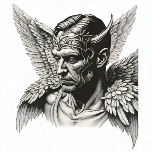 Man With Angel Wings