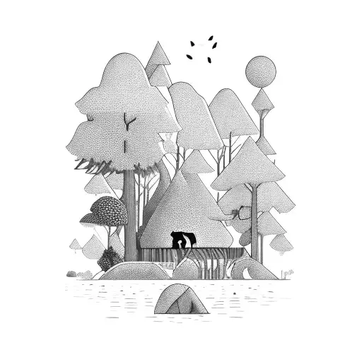 Gaming In A Forest Dream