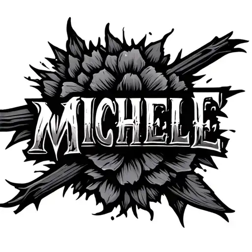 Name Banner With Michele