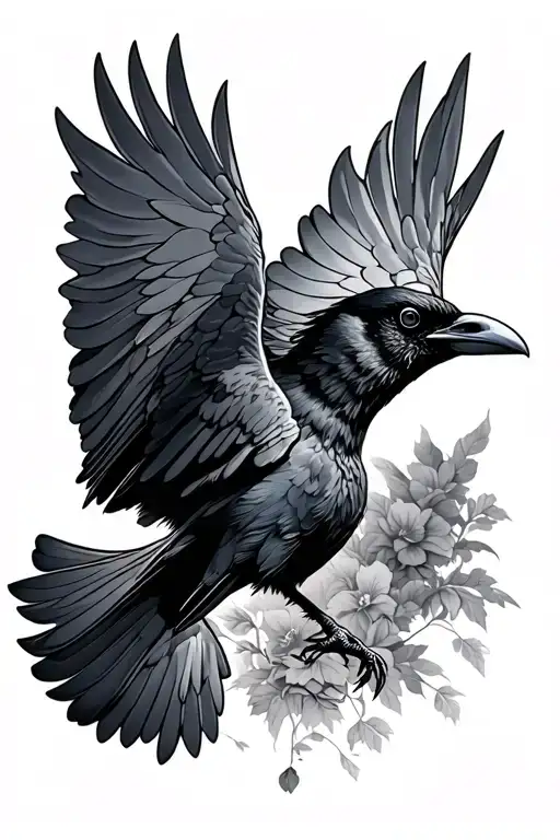 Crow Flying