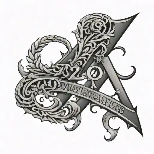 Roman Numerical Numbers 2102016 With Ayleen Name Written