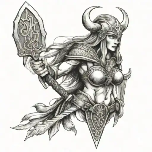 Viking Warrior Woman