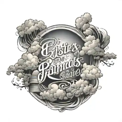 Bible Verse With Clouds Arm Sleeve