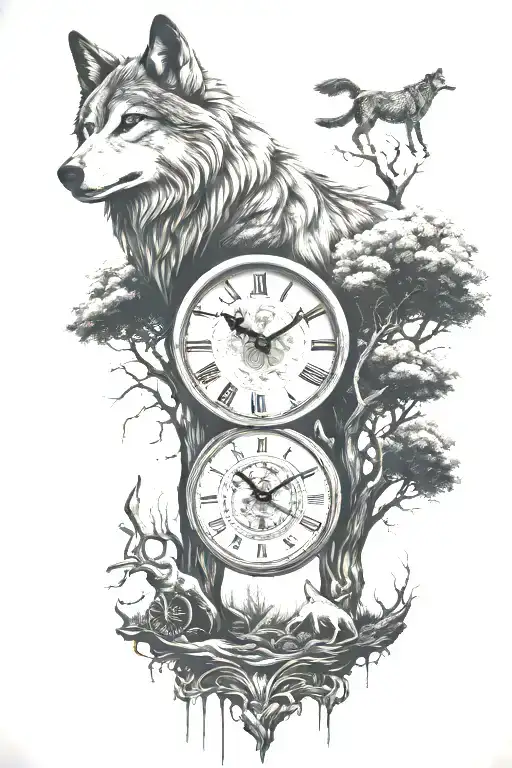 Wolf Clock Trees Growing