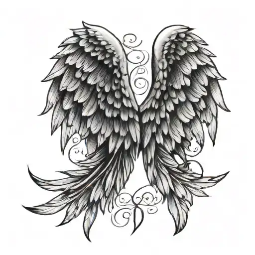 Angel Wings With Names