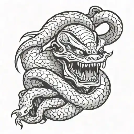 Snake Samurai Muffin