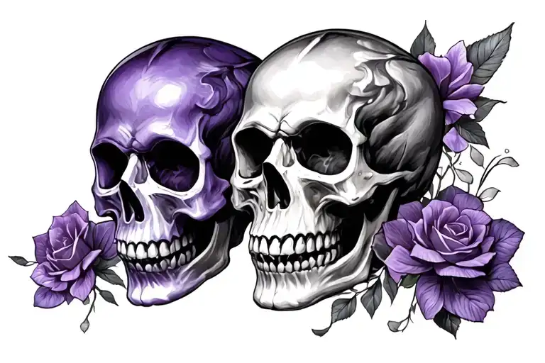 Purple Skull