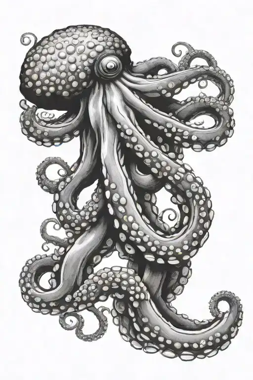 Octopus Tentacles Emerging