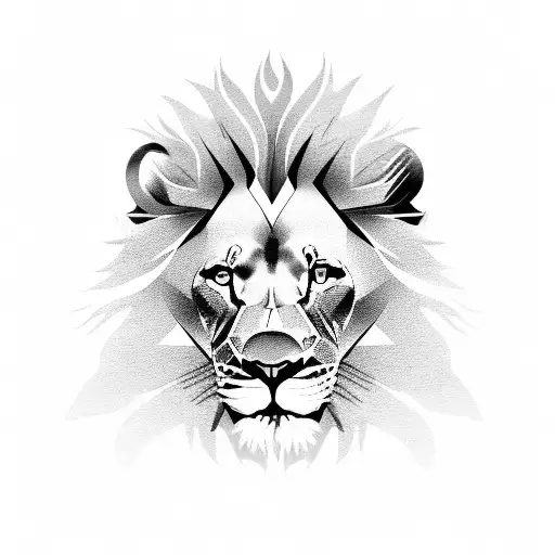 Tribal Full Body Lion