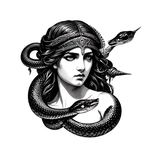Athena Case And Snake