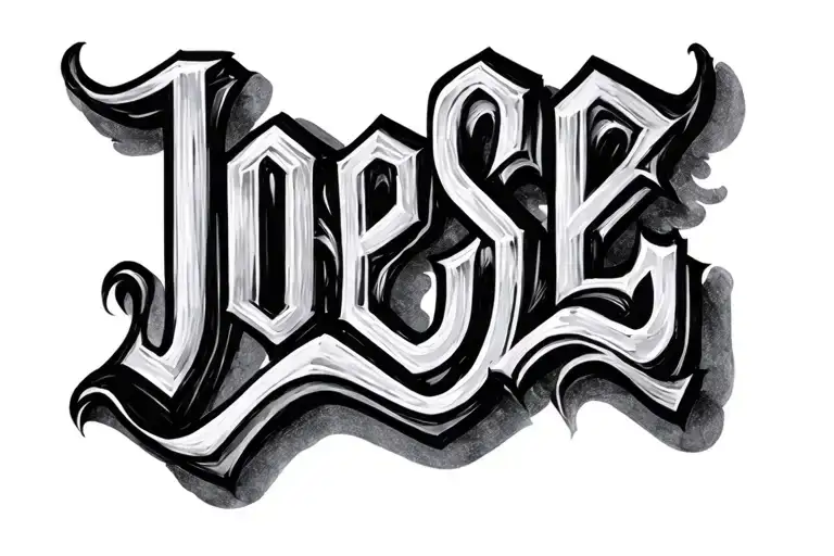 Jose Luis Black Letter