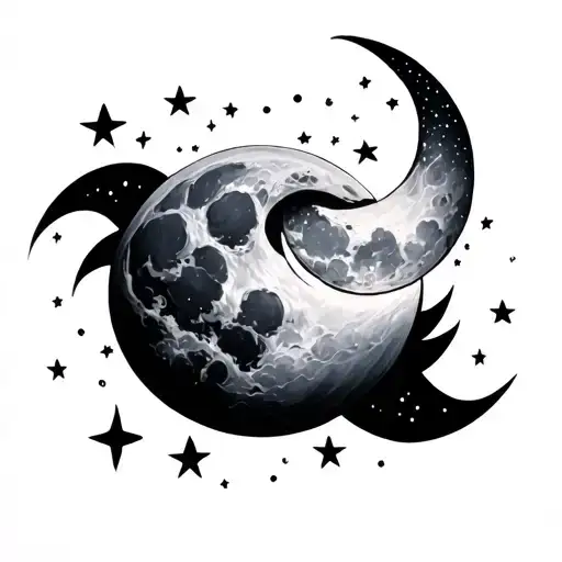 Moon And Stars Arm