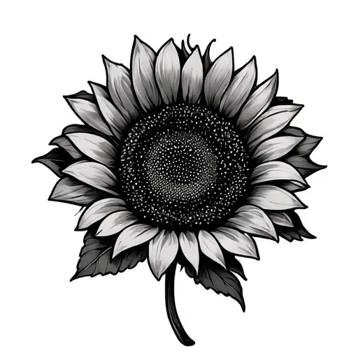 J S E And A Sunflower Intertwined