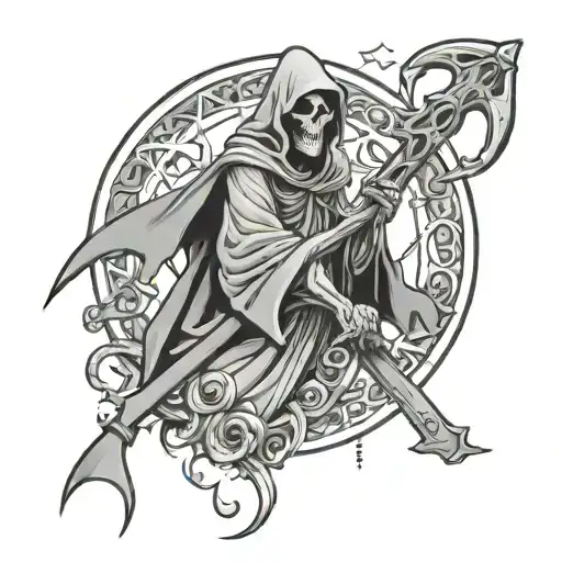 Grim Reaper Caring Javeline Missle