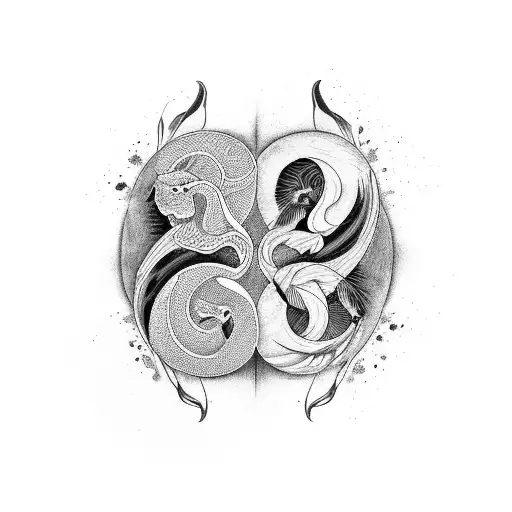 Ying And Yang And Scorpio