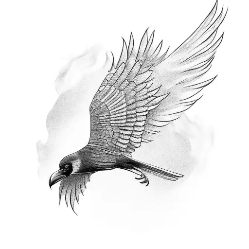 Crow Fighting Phoenix