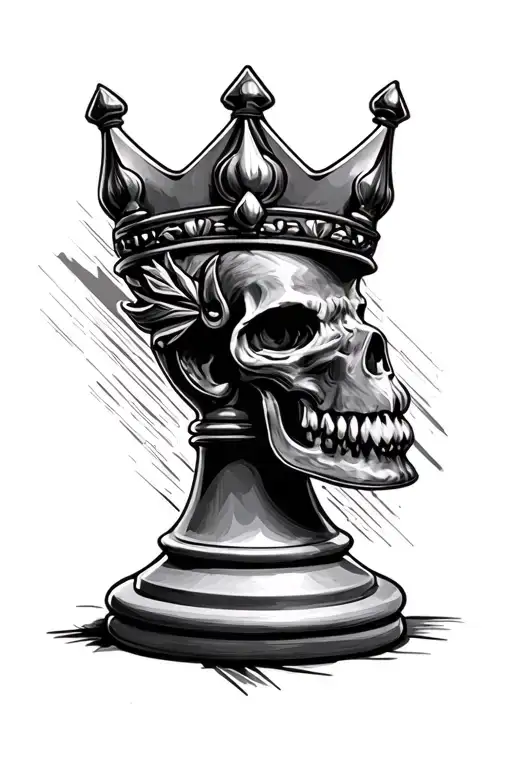 Pawn To A King Chess Piece