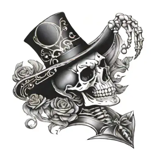 Skeleton Dressed To Thrill