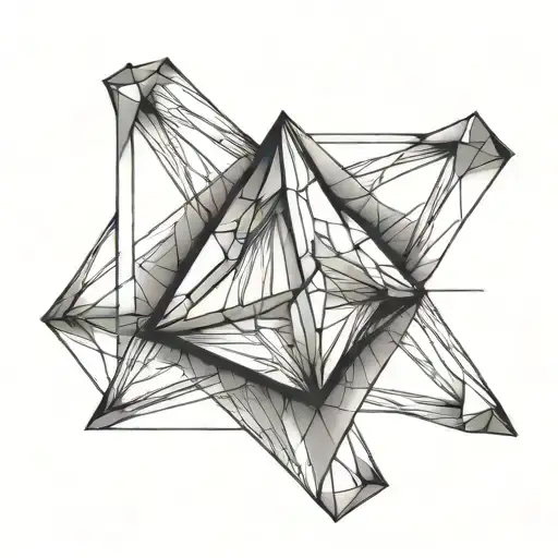 Pressure Inside Of A Diamond Shaped Line Outlining