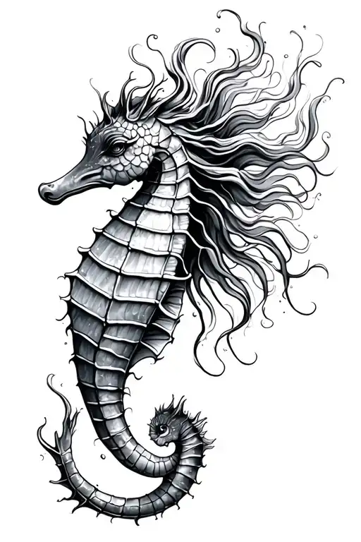 Seahorse As A Mermaid